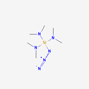 molecular formula C6H18N6Si B1619760 Silanetriamine, 1-azido-N,N,N',N',N'',N''-hexamethyl- CAS No. 5599-36-0