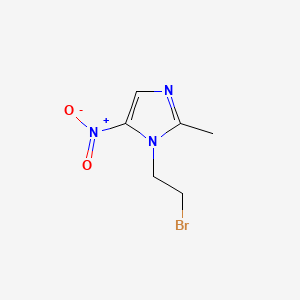B1619762 1-(2-Bromoethyl)-2-methyl-5-nitroimidazole CAS No. 6058-57-7