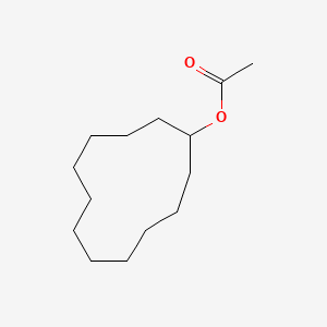 molecular formula C14H26O2 B1619764 Cyclododecyl acetate CAS No. 6221-92-7