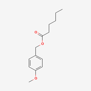 (4-Methoxyphenyl)methyl hexanoate