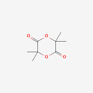 molecular formula C8H12O4 B1619774 3,3,6,6-Tetramethyl-1,4-dioxane-2,5-dione CAS No. 6713-72-0