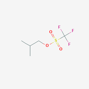 molecular formula C5H9F3O3S B1619786 isobutyl trifluoromethanesulfonate CAS No. 60306-25-4