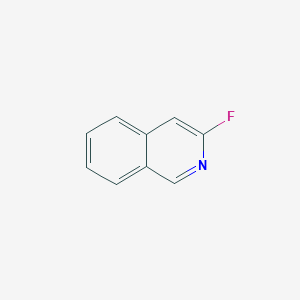 molecular formula C9H6FN B1619788 3-Fluoroisoquinoline CAS No. 396-29-2