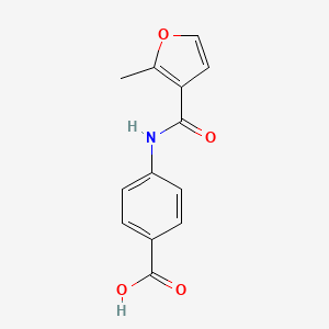 molecular formula C13H11NO4 B1619795 4-[(2-Methyl-3-furoyl)amino]benzoic acid CAS No. 314746-09-3