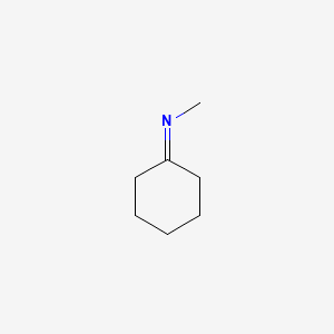 molecular formula C7H13N B1619800 Methanamine, N-cyclohexylidene- CAS No. 6407-35-8