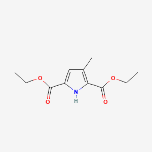 molecular formula C11H15NO4 B1619809 Diethyl 3-methyl-1H-pyrrole-2,5-dicarboxylate CAS No. 29170-87-4