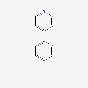 molecular formula C12H11N B1619818 4-(p-Tolyl)pyridine CAS No. 4423-10-3