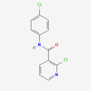 molecular formula C12H8Cl2N2O B1619819 2-chloro-N-(4-chlorophenyl)pyridine-3-carboxamide CAS No. 56149-31-6
