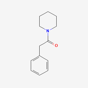 molecular formula C13H17NO B1619827 1-(Phenylacetyl)piperidine CAS No. 3626-62-8