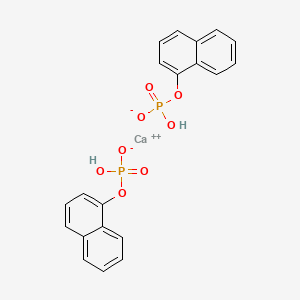 molecular formula C20H16CaO8P2 B1619833 Calcium dinaphthyl di(hydrogen phosphate) CAS No. 4588-86-7