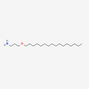 molecular formula C19H41NO B1619834 1-Propanamine, 3-(hexadecyloxy)- CAS No. 4673-33-0
