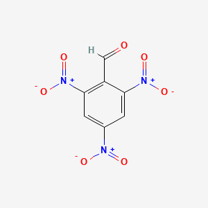 molecular formula C7H3N3O7 B1619841 2,4,6-Trinitrobenzaldehyde CAS No. 606-34-8