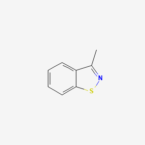 molecular formula C8H7NS B1619843 3-Methyl-1,2-benzisothiazole CAS No. 6187-89-9