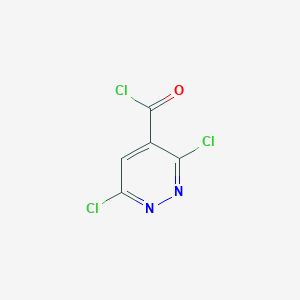 molecular formula C5HCl3N2O B1619849 3,6-Dichloropyridazine-4-carbonyl chloride CAS No. 6531-08-4