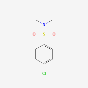 molecular formula C8H10ClNO2S B1619859 Benzenesulfonamide, 4-chloro-N,N-dimethyl- CAS No. 7463-22-1