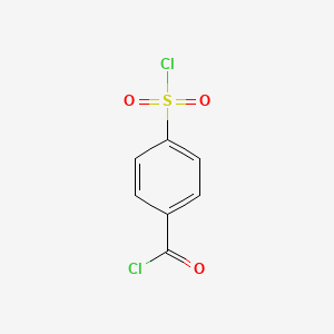 molecular formula C7H4Cl2O3S B1619860 4-chlorosulfonylbenzoyl chloride CAS No. 7516-60-1