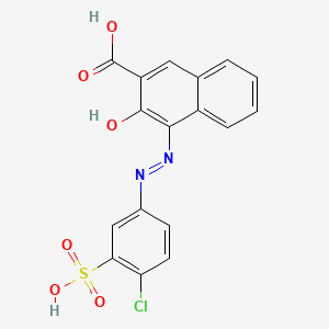 2-Naphthalenecarboxylic acid, 4-[(4-chloro-3-sulfophenyl)azo]-3-hydroxy-