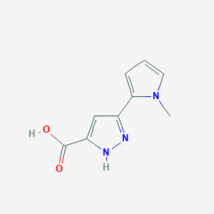 3-(1-methyl-1H-pyrrol-2-yl)-1H-pyrazole-5-carboxylic acid