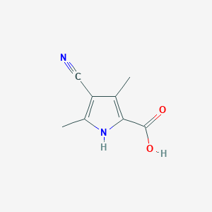 4-cyano-3,5-dimethyl-1H-pyrrole-2-carboxylic acid