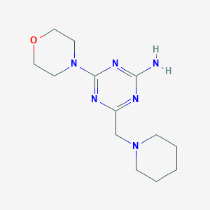 s-Triazine, 2-amino-4-morpholino-6-(piperidinomethyl)-