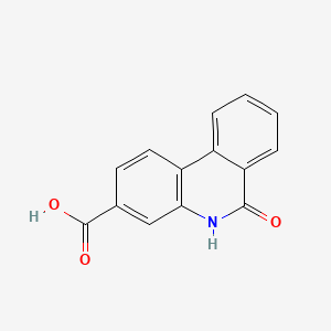 5,6-Dihydro-6-oxophenanthridine-3-carboxylic acid
