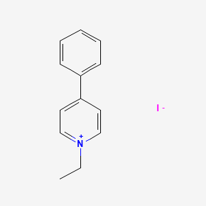molecular formula C13H14IN B1619886 1-Ethyl-4-phenylpyridinium iodide CAS No. 39795-01-2