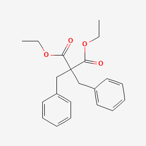 molecular formula C21H24O4 B1619895 Diethyl dibenzylpropanedioate CAS No. 597-55-7