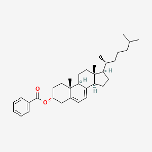 [(3R,9S,10R,13R,14R,17R)-10,13-dimethyl-17-[(2R)-6-methylheptan-2-yl]-2,3,4,9,11,12,14,15,16,17-decahydro-1H-cyclopenta[a]phenanthren-3-yl] benzoate