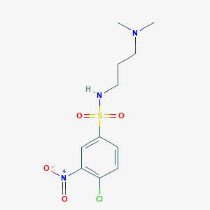 4-chloro-N-[3-(dimethylamino)propyl]-3-nitrobenzene-1-sulfonamide