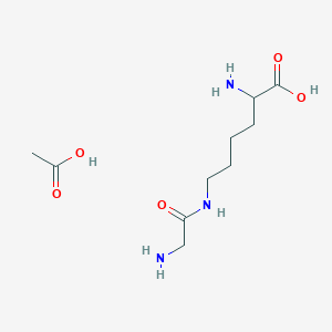 molecular formula C10H21N3O5 B1619902 n6glycllysineacetate CAS No. 5460-54-8