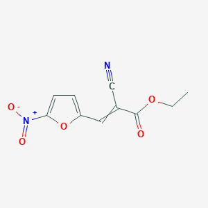 molecular formula C10H8N2O5 B1619904 Ethyl 2-cyano-3-(5-nitrofuran-2-yl)prop-2-enoate CAS No. 5410-94-6
