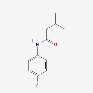 molecular formula C11H14ClNO B1619911 n-(4-Chlorophenyl)-3-methylbutanamide CAS No. 7017-09-6