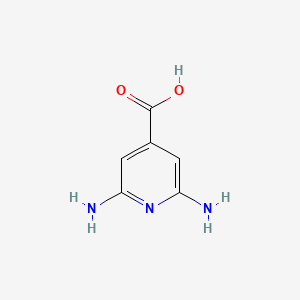molecular formula C6H7N3O2 B1619915 2,6-Diaminoisonicotinic acid CAS No. 6313-56-0