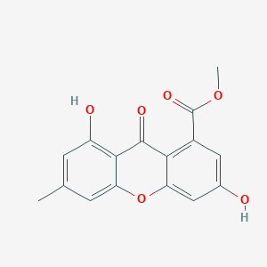 molecular formula C16H12O6 B161992 4-Hydroxyvertixanthone CAS No. 85003-85-6