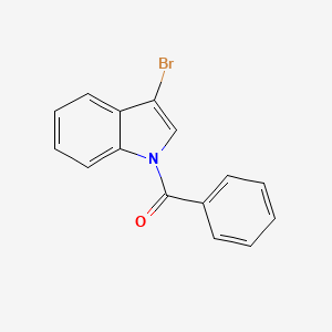molecular formula C15H10BrNO B1619920 (3-Bromo-1h-indol-1-yl)(phenyl)methanone CAS No. 6299-36-1