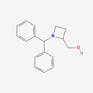 molecular formula C17H19NO B1619925 (1-Benzhydrylazetidin-2-yl)methanol CAS No. 72351-68-9