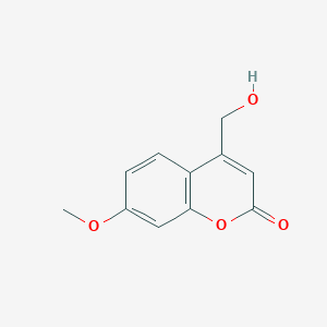 molecular formula C11H10O4 B1619933 4-(Hydroxymethyl)-7-methoxy-2H-chromen-2-one CAS No. 72433-26-2