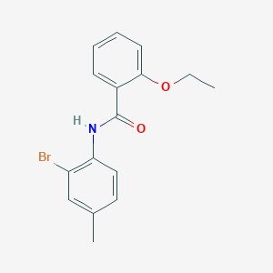 molecular formula C16H16BrNO2 B1619958 N-(2-bromo-4-methylphenyl)-2-ethoxybenzamide CAS No. 314022-94-1