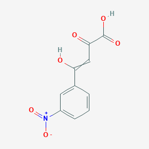 molecular formula C10H7NO6 B1619963 4-Hydroxy-4-(3-nitrophenyl)-2-oxobut-3-enoic acid CAS No. 904814-30-8