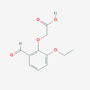 molecular formula C11H12O5 B1619967 (2-Ethoxy-6-formylphenoxy)acetic acid CAS No. 141126-82-1