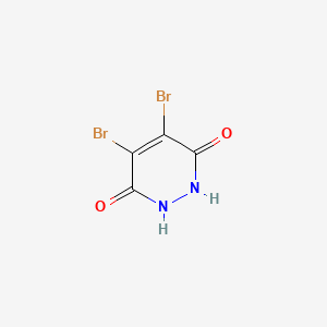 molecular formula C4H2Br2N2O2 B1619974 4,5-Dibromo-1,2-dihydropyridazine-3,6-dione CAS No. 6958-60-7