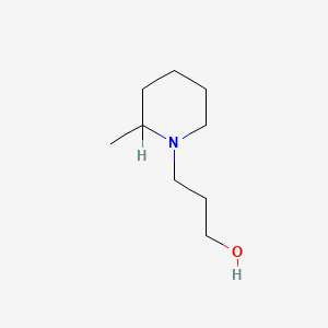 molecular formula C9H19NO B1619975 1-Piperidinepropanol, 2-methyl- CAS No. 94-88-2