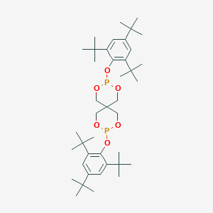 molecular formula C41H66O6P2 B161998 2,4,8,10-Tetraoxa-3,9-diphosphaspiro(5.5)undecane, 3,9-bis(2,4,6-tris(1,1-dimethylethyl)phenoxy)- CAS No. 126505-35-9
