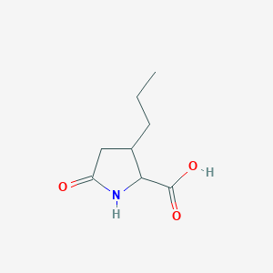 5-Oxo-3-propylpyrrolidine-2-carboxylic acid