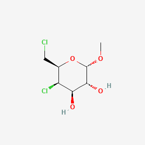 molecular formula C7H12Cl2O4 B1620004 Methyl 4,6-dichloro-4,6-dideoxy-a-D-galactopyranoside CAS No. 4990-82-3