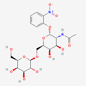 molecular formula C20H28N2O13 B1620008 o-Nitrophenyl-adgg CAS No. 93496-42-5