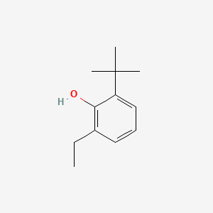 molecular formula C12H18O B1620016 2-tert-Butyl-6-ethylphenol CAS No. 63551-41-7