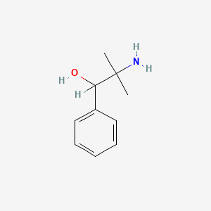 molecular formula C10H15NO B1620025 2-Amino-2-methyl-1-phenylpropan-1-ol CAS No. 34405-42-0