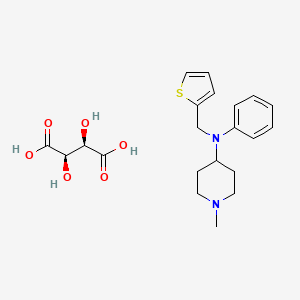 molecular formula C21H28N2O6S B1620026 Thenalidine tartrate CAS No. 2784-55-6