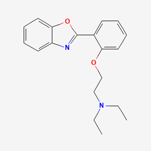 BENZOXAZOLE, 2-(o-(2-DIETHYLAMINOETHOXY)PHENYL)-